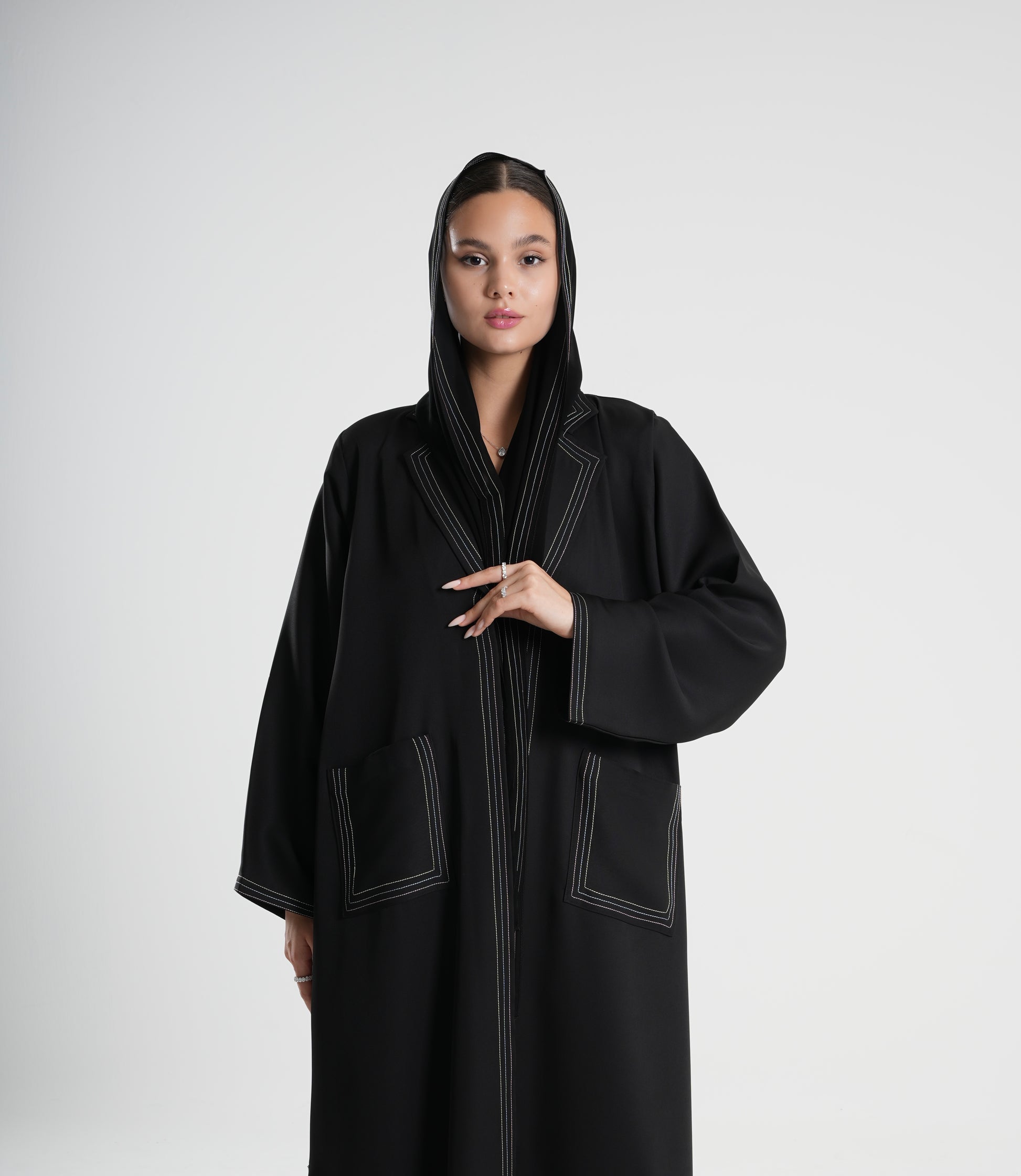 Rainbow Blazer In Black